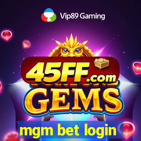 mgm bet login